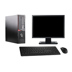 PC Fujitsu E920 DT Ecran 19" Intel i3-4130 RAM 16Go Disque 1To Windows 10 Wifi - Occasion