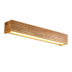 Universal Lampe murale en bois massif 6W Lampe de chevet de chambre Lampe en bois LED (lampe thermique) 