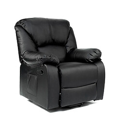 Eco-De 8590 N Fauteuil Massage Relax Monaco Noir