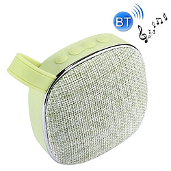 Wewoo Enceinte Bluetooth d'intérieur vert Haut-parleur stéréo design portable, avec microphone intégré, prise en charge des appels mains libres, carte TF et AUX IN, distance Bluetooth: 10 m 