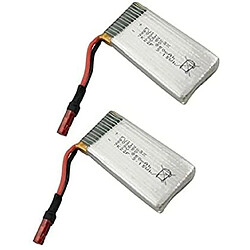 2pcs 3.7V 850mAh Li-Po Batterie de Remplacement pour RC Quadcopter Drone Syma X56 X56W X54HW X54HC