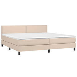 Avis Sommier à lattes LED,Cadre à lattes de lit avec matelas pour Adulte Cappuccino 200x200 cm -MN12425