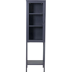 Acheter Venture Home Armoire vitrée avec étagère en acier Misha gris.