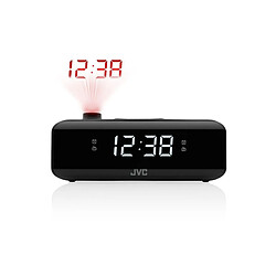 Pendule Réveil JVC RA-E211B Noir