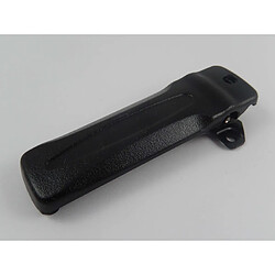 vhbw Clip de ceinture en plastique noir pour la radio Kenwood TK-190, TK-2118, TK-2180, TK-2180MPT, TK-2200LP, TK-2207, TK-2207G, TK-2217, TK-2300VP.