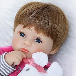 Universal 40 cm Reborn Baby Simulation Doll Toy Girl Lifekelike avec bouche magnétique