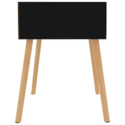 Acheter Maison Chic Lot de 2 Tables de chevet,Table de nuit,Table d'appoint pour salon Noir brillant 40x40x56 cm Aggloméré -MN49833