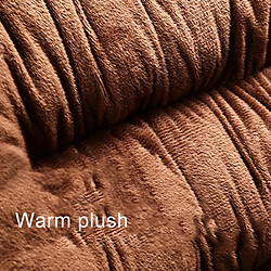 Avis Wewoo Housse de coussin chauffante pour siège de voiture en peluche épaisse hiver café