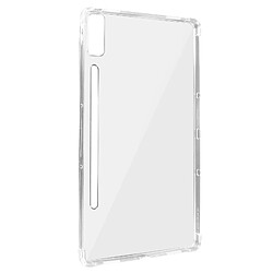 Avizar Coque Bumper pour Lenovo Tab P12 Antichoc Souple Classic Bump Transparent