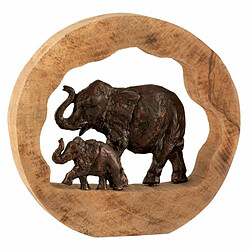 Paris Prix Éléphant avec Enfant Déco Kenya 37cm Bronze