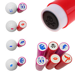 Avis 2 pièces colorable empreinte de marqueur de golfeur impression de phoques yeux + rhinocéros