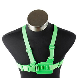 Wewoo Vert pour GoPro Hero 4 / 3+ / 3/2/1 Ceinture de poitrine