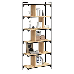 Avis Maison Chic Bibliothèque - Etagère à livres 6 niveaux chêne sonoma 76x32x192 cm -MN79734