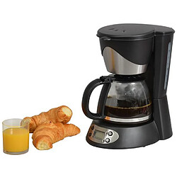 Cafetière programmable 6 tasses 550w noir/inox - ksmd230t - KITCHEN CHEF