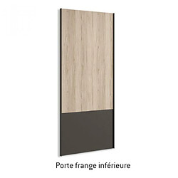 Acheter Inside 75 Armoire 2 portes coulissantes encastrées 200,3 x 236 couleur Habana frange inférieure Luxor profil Inox