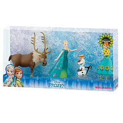 Ludendo Coffret de figurines La Reine des Neiges (Frozen) : Une fête givrée