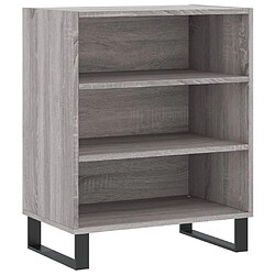 vidaXL Buffet sonoma gris 57x35x70 cm bois d'ingénierie