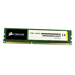 4Go RAM Crucial CMV8GX3M2A1333C9 DIMM DDR3 PC3-12800U 1600Mhz 1.5v 240-Pin CL9 - Occasion