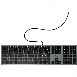 MOBILITY LAB Clavier DesignTouch filaire pour MAC Gris Sidéral - AZERTY