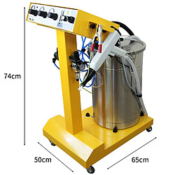 Monstershop Machine et Four de Séchage pour revêtement en poudre électrostatique & cabine de sablage 220L T-Mech pas cher