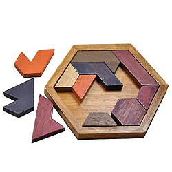 Universal Bloc de construction en bois éducatif puzzle tangram puzzle jeux cadeaux pour les enfants 