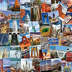 Puzzle Eurographics USA globetrotter (1000 piAces) (6000-0750)