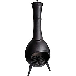 Fancy Flames Chauffe-terrasse en fonte 53 x 144 cm