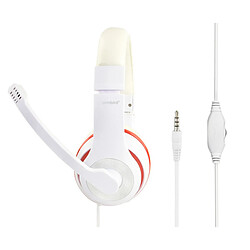 Casques avec Microphone GEMBIRD MHS-03-WTRD Blanc