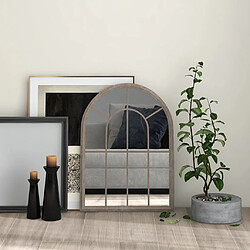 vidaXL Miroir Sable 60x45 cm Fer pour utilisation à l'intérieur 