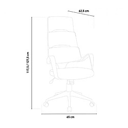 Acheter Franchi Chaise de bureau ergonomique réglable en hauteur en tissu Motegi OCEAN