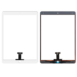 Vitre tactile compatible avec Ipad Air 3 (2019) A2152 A2123 A2153 10.5" Blanc - VISIODIRECT - 