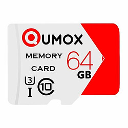 Qumox Carte Mémoire Micro SD sdxc 64Go TF 64G 64GB classe 10 80Mo-s pr Samsung Huawei Xiaomi Smartphone Appareil Photo Tablette