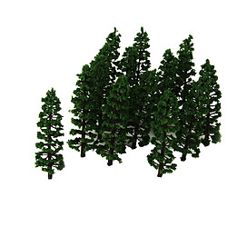 Modèle Fir Trees,Train Paysage 20pcs Modèle Arbre Echelle Trains HO életronique Paysage Jouef 1/100