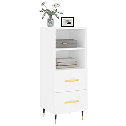 Avis Maison Chic Buffet,Meuble de Rangement,commode pour salon,Cuisine blanc 34,5x34x90 cm bois d'ingénierie -MN53160