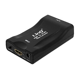 Adaptateur Vidéo 1080P HDMI vers Péritel HDMI-SCART LinQ - Noir