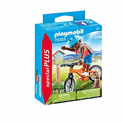 Playmobil® Playmobil Spécial Plus Cycliste avec Marmotte 70303