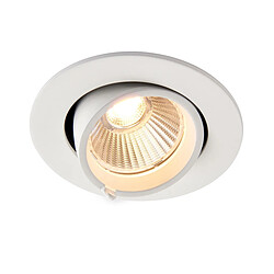 Saxby Downlight Encastrable Rond 10,5W CCT 10,5W Peinture Blanc Mat