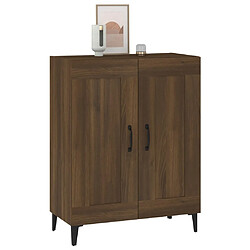 Acheter vidaXL Buffet chêne marron 69,5x34x90 cm bois d'ingénierie