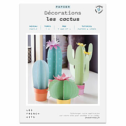 Youdoit Coffret création en papier - 4 cactus