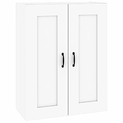 Maison Chic Armoire murale suspendue,Meuble de Rangement pour salon,cuisine Blanc 69,5x32,5x90 cm -MN72292