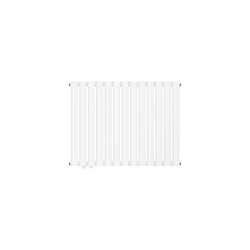 Panneau de chauffage double couche 600x780 mm blanc ML-Design ML-Design Radiateur à Panneaux Double Couche 600 x 780 mm, Blanc, Raccord Latéral, Moderne, Radiateur Plat avec Tubes Ovales, Radiateur Horizontal pour Salle de Bain/Salon, Kit de Montage Inclus