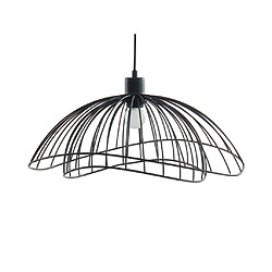 Vente-Unique Suspension filaire MANIA - Fer - D. 47 x H. 120 cm - Noir