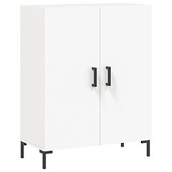 Maison Chic Buffet,Meuble de Rangement,commode pour salon,Cuisine blanc 69,5x34x90 cm bois d'ingénierie -MN20828