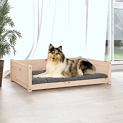 Avis Maison Chic Niche Lit pour chien | Panier couchage pour chien 95,5x65,5x28 cm Bois de pin solide -GKD60481