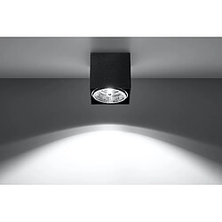 Avis Sollux Plafonniers encastrables Square Flush Light Noir GU10