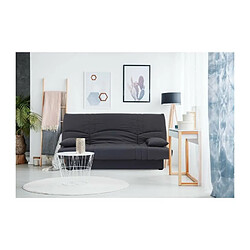 Avis DREAM Banquette clic clac 3 places - Tissu gris anthracite - Slyle contemporain - L 190 x P 92 cm