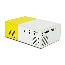 Wewoo Vidéoprojecteur LED jaune 400LM Portable Mini Home Cinéma Projecteur avec télécommande, Support HDMI, AV, SD, USB Interfaces