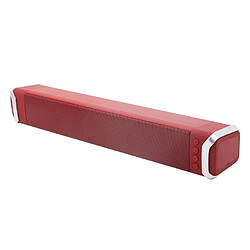 Yonis Enceinte Bluetooth Puissante 10W Autonomie 4h Enceinte Bluetooth Puissante 10W Autonomie 4h Support FM TF U-Disk Rouge YONIS