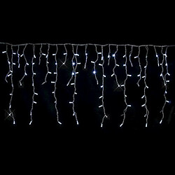 rideau stalactite - led - 4.5 x 0.8 mètres - 280 led - blanc pétillant - festilight 54422-60-w0-z