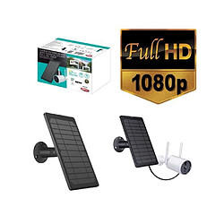 Fpe CAMERA INT/EXT IP WIFI FULL HD 1080P MICRO SD 128GO AVEC PANNEAU SOLAIRE